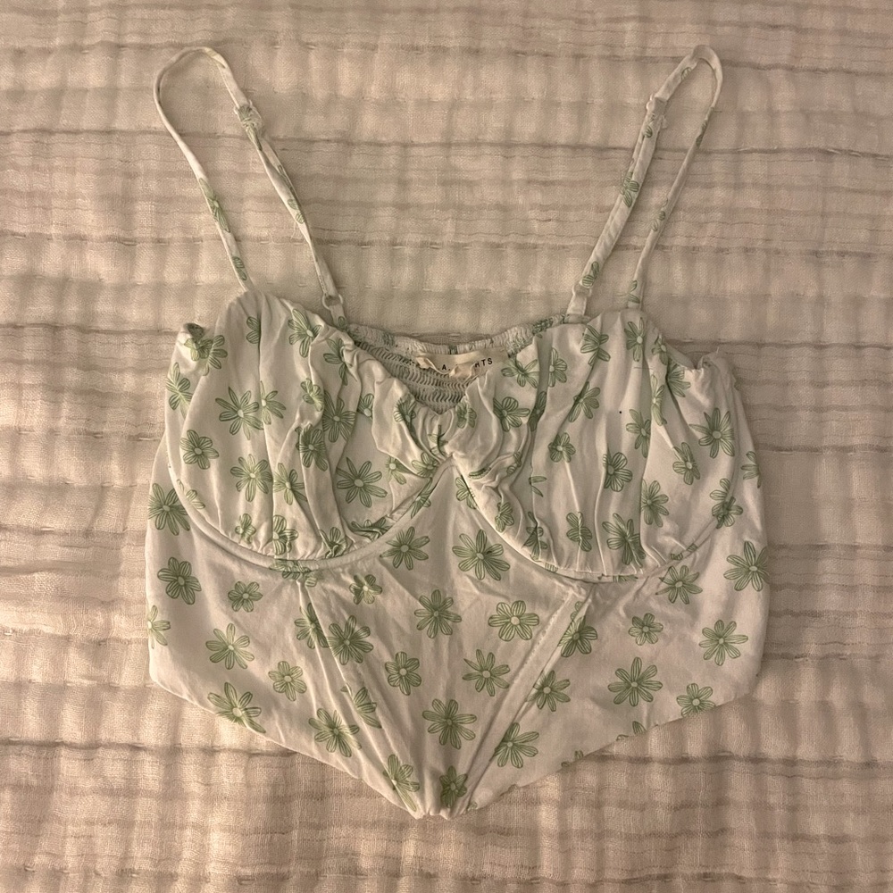 LA hearts corset top